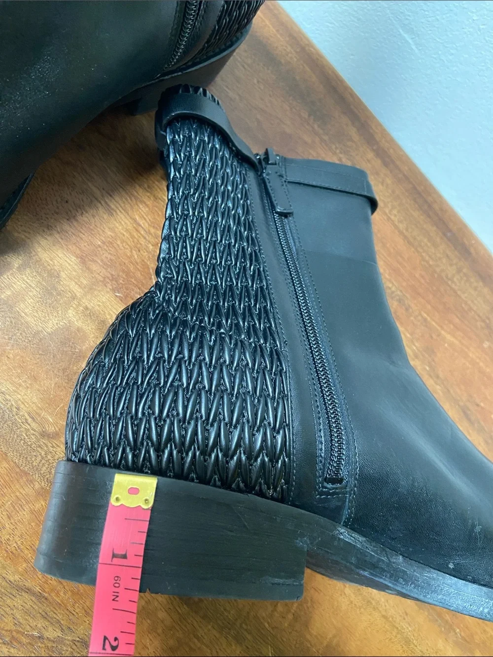 Cole Haan Lexi Grand Stretch Black Leather Ankle Boots